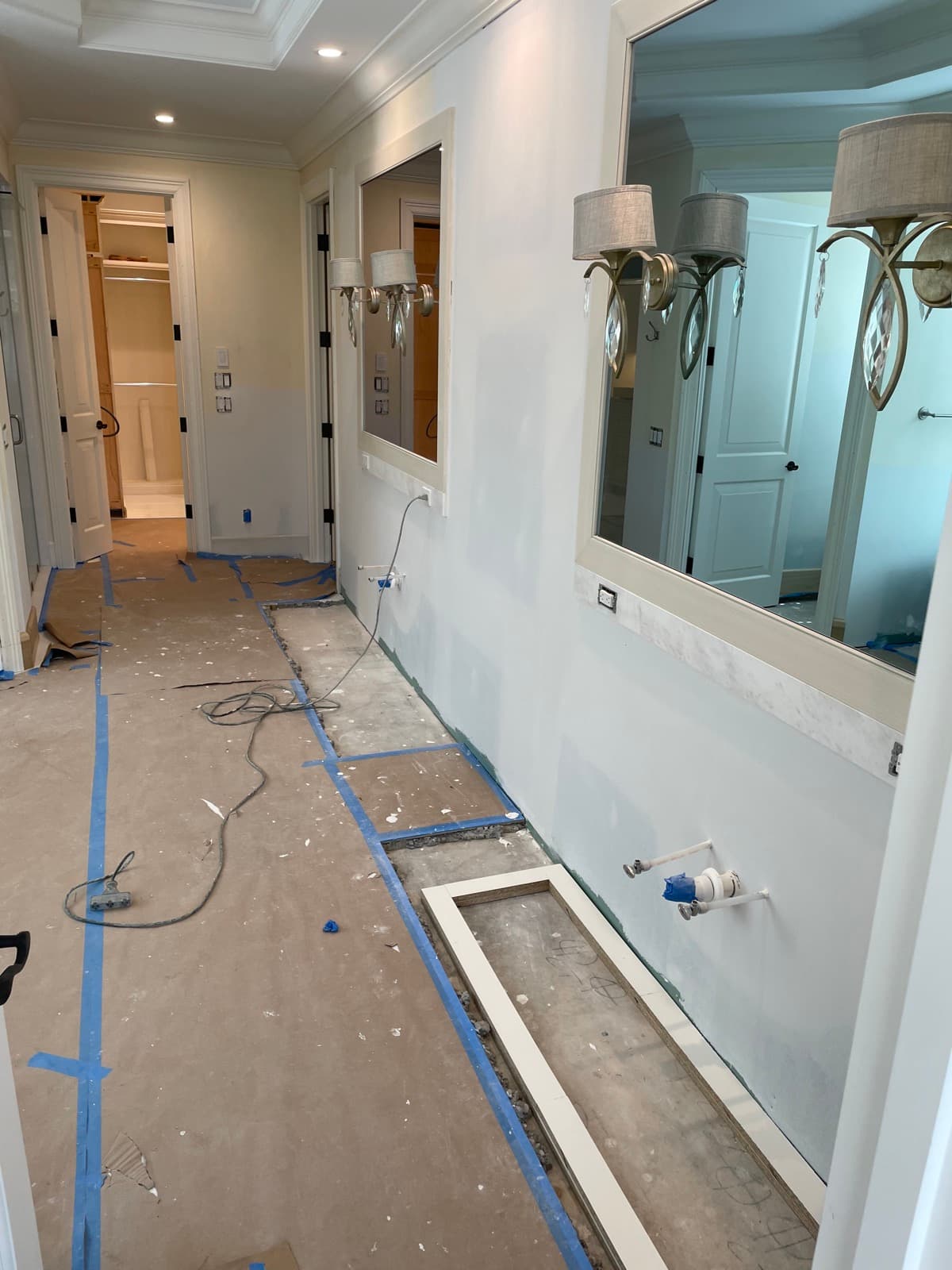 Bathroom renovation - tile and fixtures